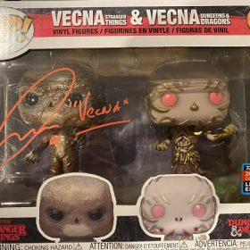 Stranger Things 2 pack Vecna Funko Pop! Vinyl Figure Signed by Jamie Campbell Bower