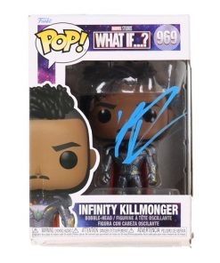 Marvels What If ?#969 Infinity Killmonger Funko Pop! Vinyl Figure Signed by Michael B Jordan