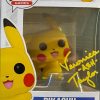 Veronica Taylor Signed “Pikachu" #553 Pokemon Funko Pop! Vinyl Figure