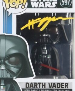 Darth Vader Pop #597 signed in person by Hayden Christensen