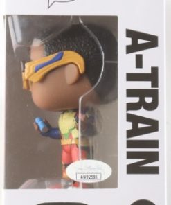 Alternative view of The Boys "A-Train" Pop #1406 signed in person by Jessie T. Usher