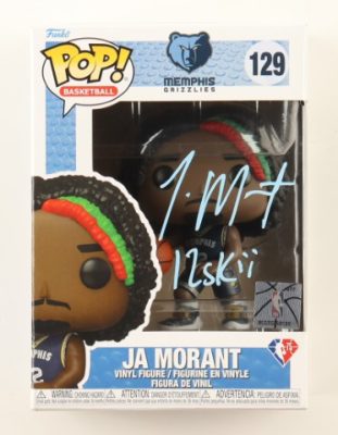 NBA Memphis Grizzlies #129 Funko Pop! Vinyl Figure Signed by Ja Morant