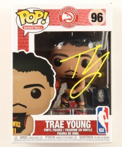 NBA Atlanta Hawks #96 Funko Pop! Vinyl Figure Signed by Trae Young