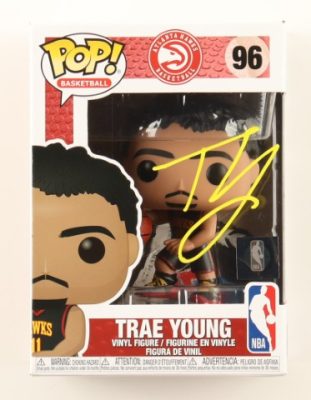 NBA Atlanta Hawks #96 Funko Pop! Vinyl Figure Signed by Trae Young