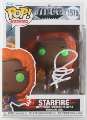 Titans "Starfire" Pop #1515 signed in person by Anna Diop