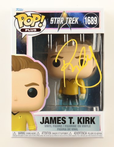 Star Trek "James T Kirk" Pop #1689 signed in person by Paul Wesley