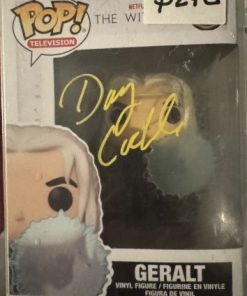 Doug Cockle Signed “Geralt" #1317 Funko Pop! Vinyl Figure