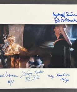 Kenny Baker, Michael Carter, Stuart Freeborn and Kay Freeborn